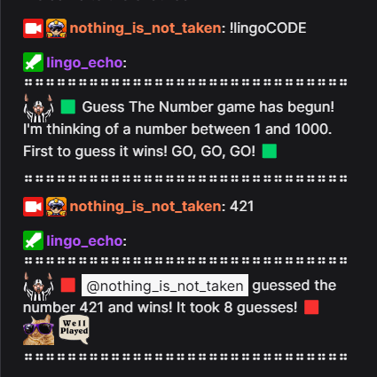 Number Guess Game