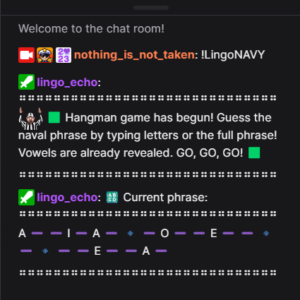 Naval Word Game